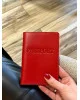 Обкладинка для паспорта з натуральної шкіри з тисненням PASSPORT