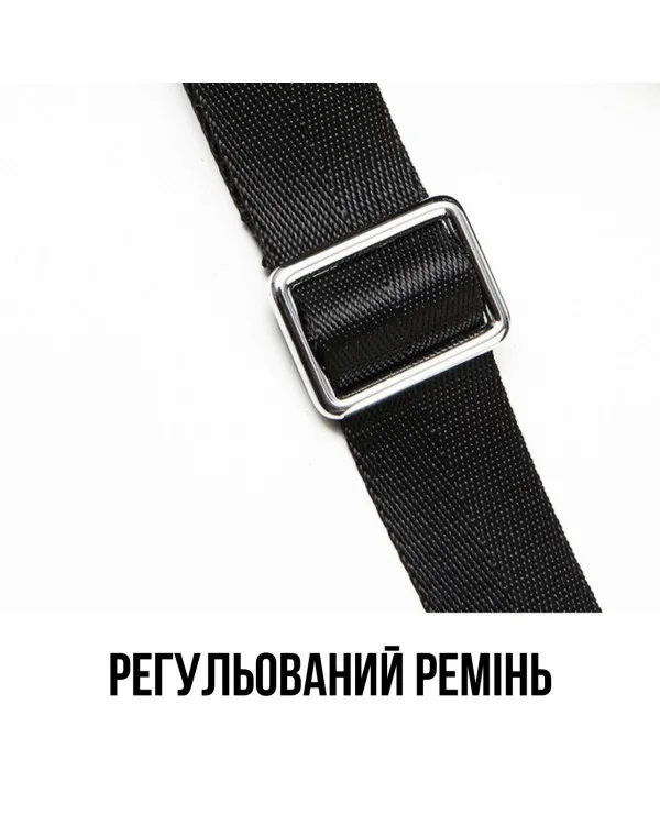 Чорний шкіряний рюкзак зі стьобаною передньою кишенею, 23 х 30 х 12 см