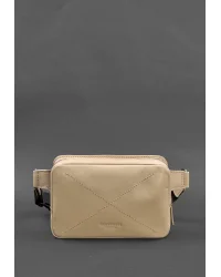 Жіноча шкіряна поясна сумка Dropbag Mini BlankNote, світло-бежева
