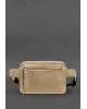 Жіноча шкіряна поясна сумка Dropbag Mini BlankNote, світло-бежева