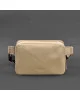 Жіноча шкіряна поясна сумка Dropbag Mini BlankNote, світло-бежева
