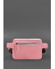 Жіноча шкіряна поясна сумка Dropbag Mini BlankNote, рожева