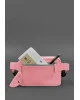 Жіноча шкіряна поясна сумка Dropbag Mini BlankNote, рожева