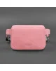 Жіноча шкіряна поясна сумка Dropbag Mini BlankNote, рожева