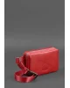 Жіноча шкіряна поясна сумка Dropbag Mini BlankNote, червона