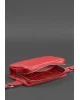 Жіноча шкіряна поясна сумка Dropbag Mini BlankNote, червона