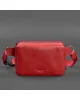 Жіноча шкіряна поясна сумка Dropbag Mini BlankNote, червона
