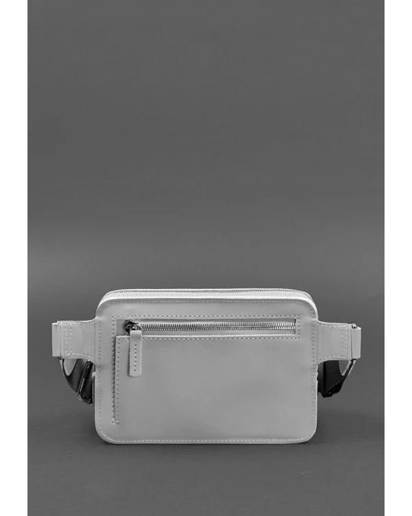 Жіноча шкіряна поясна сумка Dropbag Mini BlankNote, сіра