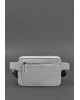 Жіноча шкіряна поясна сумка Dropbag Mini BlankNote, сіра