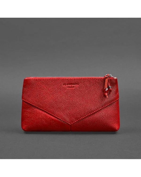 Жіноча шкіряна косметичка 1.0 BlankNote, червона