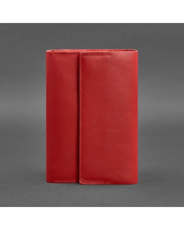 Жіночий шкіряний софт-бук 5.1 A5 mini BlankNote, червоний