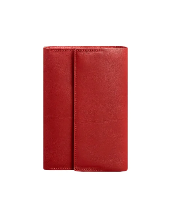 Жіночий шкіряний софт-бук 5.1 A5 mini BlankNote, червоний